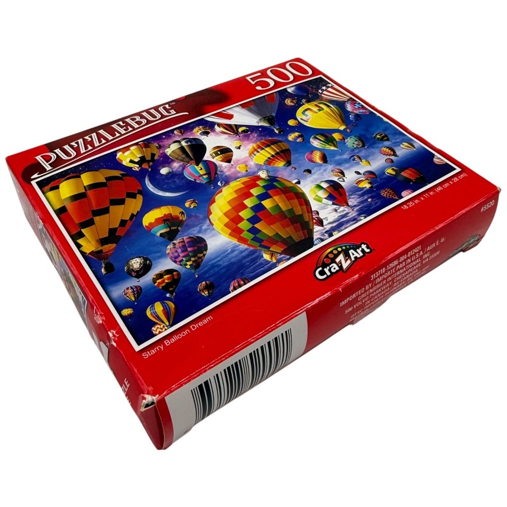 Cra-Z-Art‎ Puzzlebug 500 Piece Jigsaw Puzzle Starry Balloon Dream 5520 Colorful